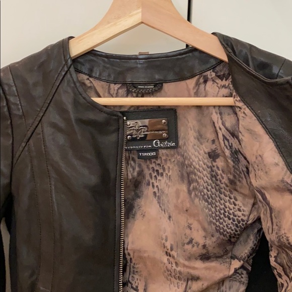 MACKAGE lamb leather jacket, black XXS - Picture 4 of 9